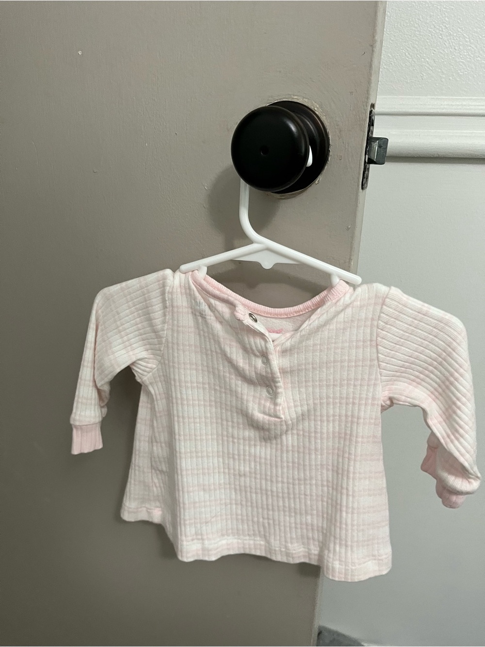 Bundle of 2 Pink Floral Long Sleeve Baby Top - Picture 5 of 6